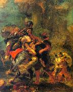 Eugene Delacroix The Abduction of Rebecca china oil painting reproduction